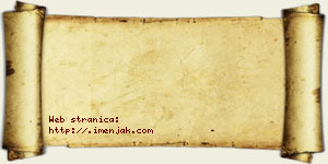 Sofija Bilić vizit kartica